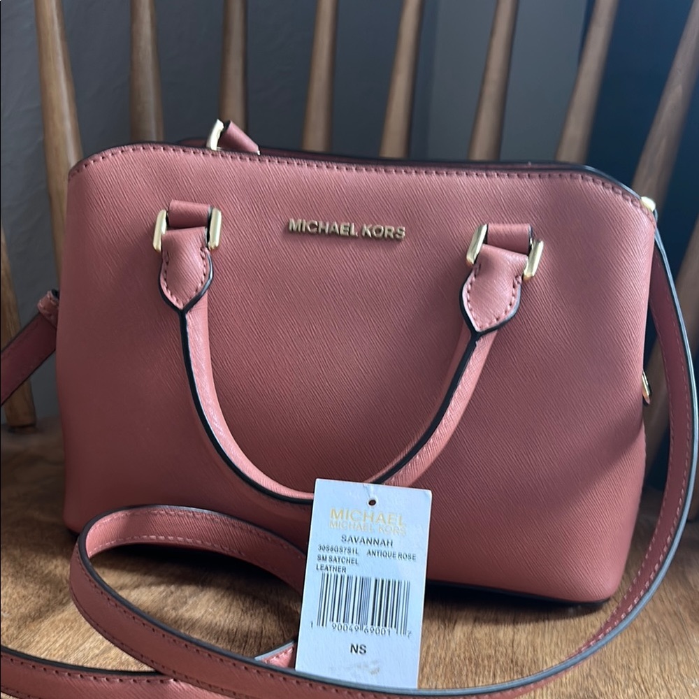Michael Kors Savannah Antique Rose Bag